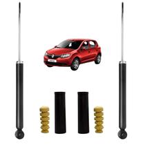Par Amortecedor Traseiro Kayaba+Kit Coxim Sandero 2008 2009