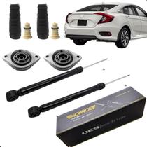 Par Amortecedor Traseiro Monroe + Kits Civic 1.5 e 2.0 2017 até 2021 Par Amortecedor Traseiro Monroe + Kits Civic 1.5 e 2.0 2017 até 2021