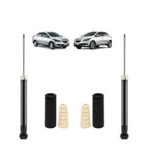 Par Amortecedor Traseiro Nakata Novo + Kit Batente Prisma 2013 A 2019 Par Amortecedor Traseiro Nakata Novo + Kit Batente Prisma 2013 A 2019