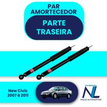 Par Amortecedor Traseiro New Civic 2007 2008 2009 2010 2011