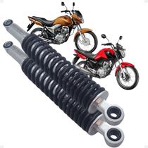 Par Amortecedor Traseiro Para Cg 150 Titan 2004 Até 2010 Da Cg 150 Fan 2010 Á 2015 Com Regulagem
