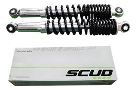 Par Amortecedor Traseiro Scud Honda Biz 125 2011 Até 2021