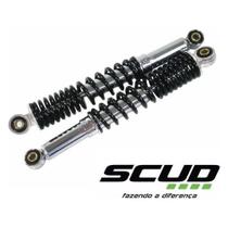 Par Amortecedor Traseiro Scud Titan 125 2000 Até 2004