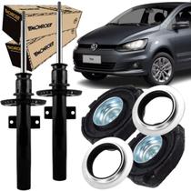 Par Amortecedor VW Fox Polo Spacefox Dianteiro + Coxim Axios