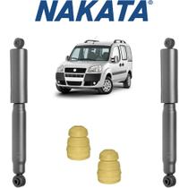 Par Amortecedores Nakata Fiat Doblo Traseiro + Kit Batentes