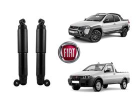 Par Amortecedores Traseiros Monroe Fiat Strada - Com Cartucho 1998 a 09-2000