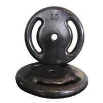 Par Anilha Emborrachada 20Kg Par Anilha Emborrachada 20Kg