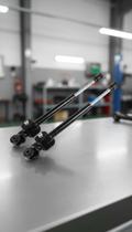 Par Antena Corta Pipa Retrátil Inox Preta 62cm