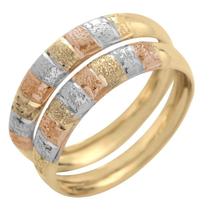 Par Aparador de Ouro 18k para Aliança de Casamento Elegance 2 peças Par Aparador de Ouro 18k para Aliança de Casamento Elegance 2 peças
