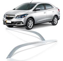 Par Aplique Cromado Milha Superior Onix Prisma 2013-2016