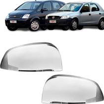 Par Aplique Cromado Retrovisor Celta 07/16 Prisma 04/12 Meriva 01/12 Ld + Le