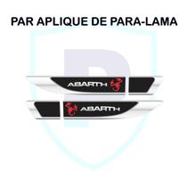Par Aplique De Paralama Abarth Logo Resinado Premium