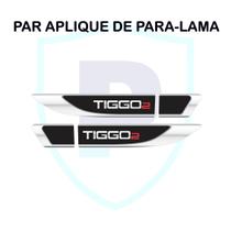 Par Aplique De Paralama Chery Tiggo 2 Resinado Premium
