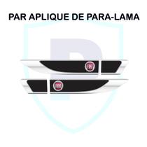 Par Aplique De Paralama Fiat Logo Resinado Premium