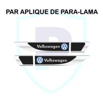 Par Aplique De Paralama Volkswagen Logo Resinado Premium