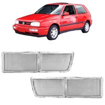 PAR Aplique Defletor Dianteiro Golf ALEMÃO GL / GLX 94 95 96 97 98 Cristal PAR Aplique Defletor Dianteiro Golf ALEMÃO GL / GLX 94 95 96 97 98 Cristal
