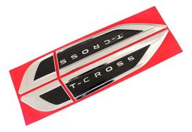 Par Aplique Lateral Adesivo Para T-Cross 2022 2023 2024 2025 Par Aplique Lateral Adesivo Para T-Cross 2022 2023 2024 2025