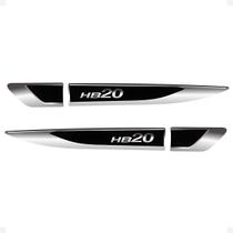 Par Aplique Lateral Compatível Com Hb20 2013/2024 Resinado