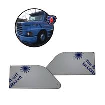 Par Aplique Paralama Traseiro Cabine Inox Scania Até 98