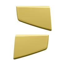 Par Aplique Tela Grade Superior Para S5 Dourado Par Aplique Tela Grade Superior Para S5 Dourado