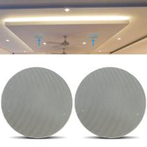 Par Arandela Redonda Teto Com Alto Falante Kazaudio Coaxial CK6R 6,5" 80W RMS By Hurricane Par Arandela Redonda Teto Com Alto Falante Kazaudio Coaxial CK6R 6,5" 80W RMS By Hurricane