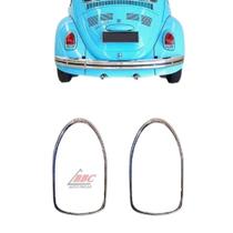 Par Aro Cromado Lanterna Traseira Fusca 1500