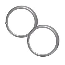 Par aro de ferro farol fusca 1976 até 1985 e kombi 1997/... 1 furo (cinza)