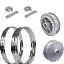 Par Aro Diant/Tras + Par Cubo + Jogo de Raio 4 mm inox