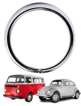 Par aro do farol fusca kombi clipper 76-96 cromado 1 furo