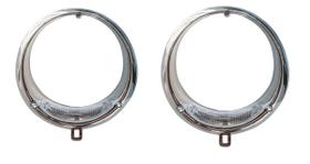 Par aro do farol tremendão fusca até 72 mercedes benz 1113