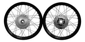 Par Aro Preto Roda Raio 4mm Fan 125 2009 Á 2022 Alinhada Par Aro Preto Roda Raio 4mm Fan 125 2009 Á 2022 Alinhada