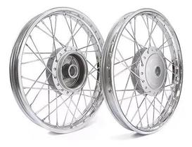 Par Aro Roda Dianteiro e Traseiro Raio 4mm Ybr/Factor Tambor Par Aro Roda Dianteiro e Traseiro Raio 4mm Ybr/Factor Tambor