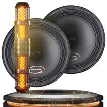 Par Auto Alto Falante 6 Polegadas 320w Woofer Shocker SH200