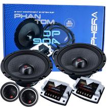 Par auto falante 6 polegadas kit 2 vias ophera op90 180wrms