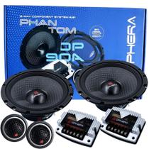 Par Auto Falante 6 Polegadas Kit 2 Vias Ophera Op90 180Wrms