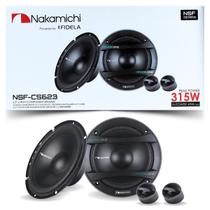 Par Auto Falante de Carro Nakamichi Coaxial 6 Pol 440 Watts 4 Ohms