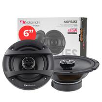 Par Auto Falante de Carro Nakamichi Coaxial 6 Pol 440 Watts 4 Ohms NSF623