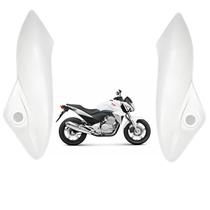 Par Bananinha Carenagem Capa Lateral Farol Branco Cb300r 2012