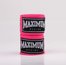 Par Bandagem Maximum Muay Thai 3 Metros Boxe Kickboxing COLORS COR:ROSATAMANHO:UNICOGENERO:UNISSEX