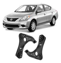 Par Bandeja Balança C/ Pivô Bucha Nissan Versa 2011 Até 2020