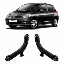 Par Bandeja Balança Nissan Tiida com Buchas e Pivô 2007/2010
