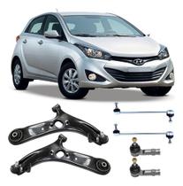 Par Bandeja + Bieleta + Terminal Hyundai Hb20 2012 Até 2019