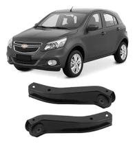 Par Bandeja Braço C/ Buchas Chevrolet Agile 2009 Até 016