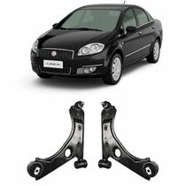 Par Bandeja de Suspensão Fiat Linea Ano 2006/2016 com pivô Par Bandeja de Suspensão Fiat Linea Ano 2006/2016 com pivô