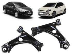 Par bandeja dianteira punto linea c/ buchas cofap