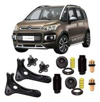 Par Bandeja + Kit Batente Dianteiro Aircross (2010 Até 2020)