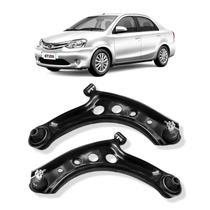 Par Bandeja Suspensão Completa Toyota Etios Hatch e Sedan