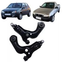 Par Bandeja Suspensão Fiesta Street 1.0 2001 com Bucha Pivô
