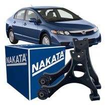 Par Bandeja Suspensão Inferior Dianteira Civic 2007 A 2011