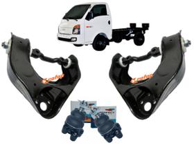 Par Bandeja Suspensão Superior Hyundai HR Após 2004 Com Buchas + Pivos Cofap Perfect Par Bandeja Suspensão Superior Hyundai HR Após 2004 Com Buchas + Pivos Cofap Perfect